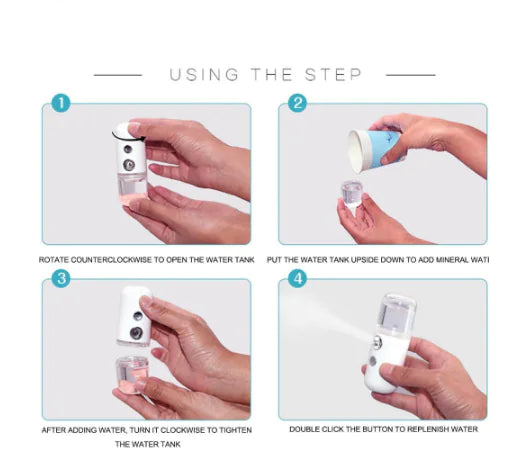 HydraMist Portable Facial Steamer by Lumeya