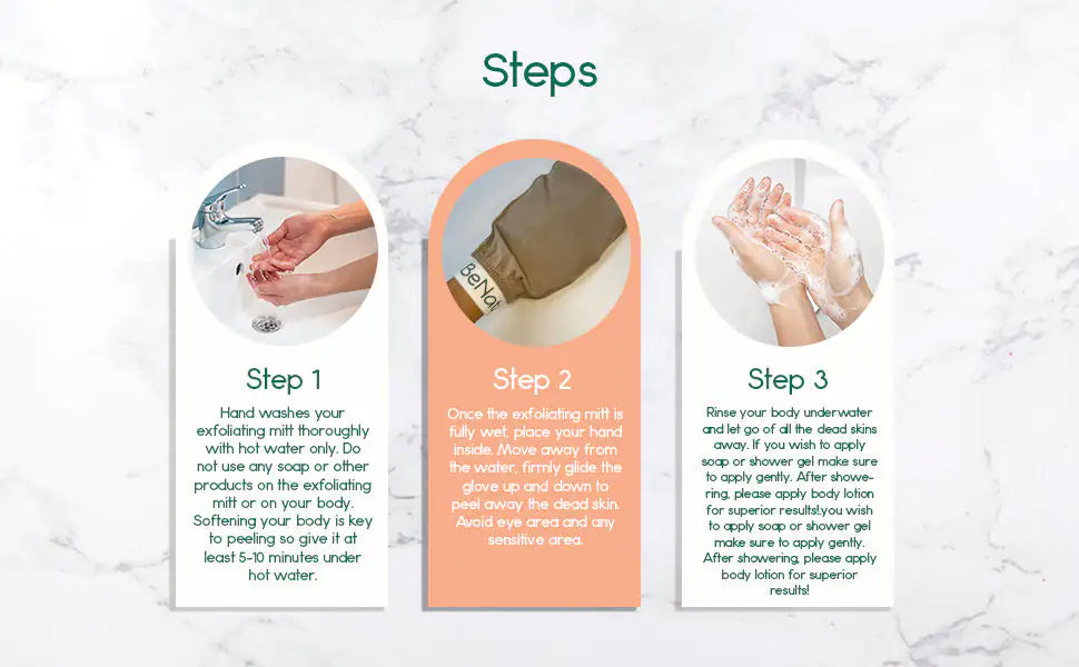 GlowVeil Silk Exfoliating Glove by Lumeya