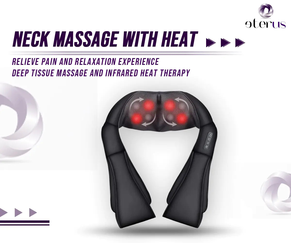 ThermaSoothe Heated Neck & Shoulder Massager by Lumeya